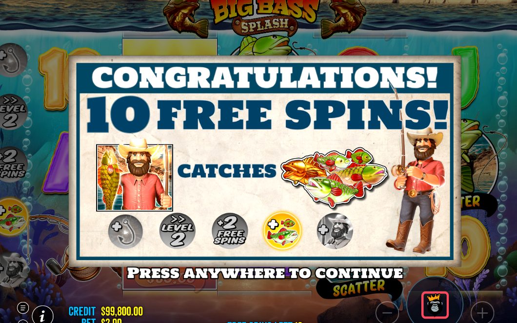 Multiplikatorn i Free Spins höjs efter varje fjärde insamlad Wild